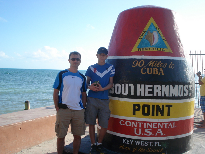 Key West, FL. • Самая южная точка США.