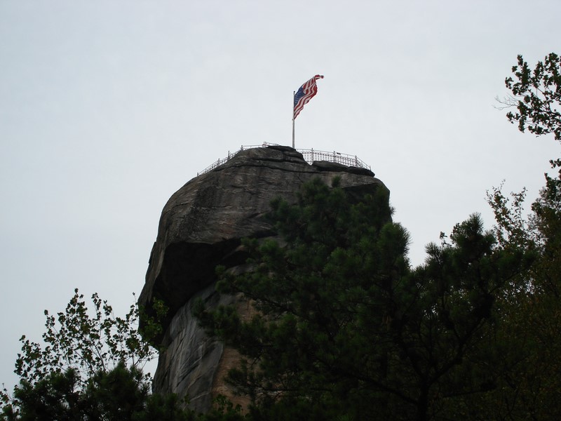 Chimney Rock снизу